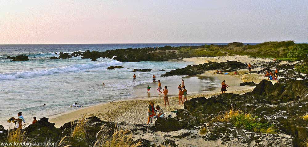 Manini'owali Beach at Kua Bay in Kona, Big Island, Hawaii