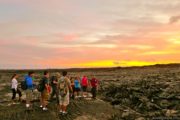 lava hike, big island