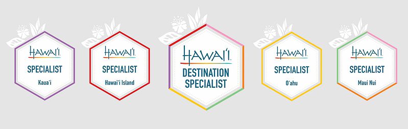 Hawaii Destination Specialists & Experts certificates for https://www.lovebigisland.com