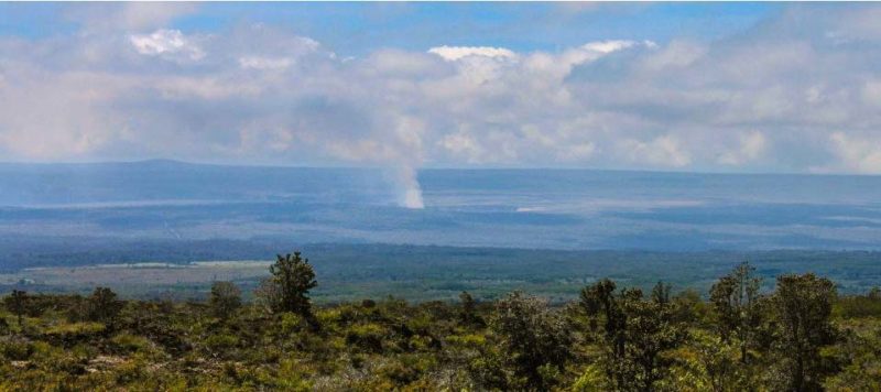 Halema'uma'u from Mauna Loa Road