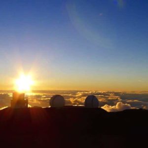 sunset, mauna kea, subaru, keck, hawaii, stargazing