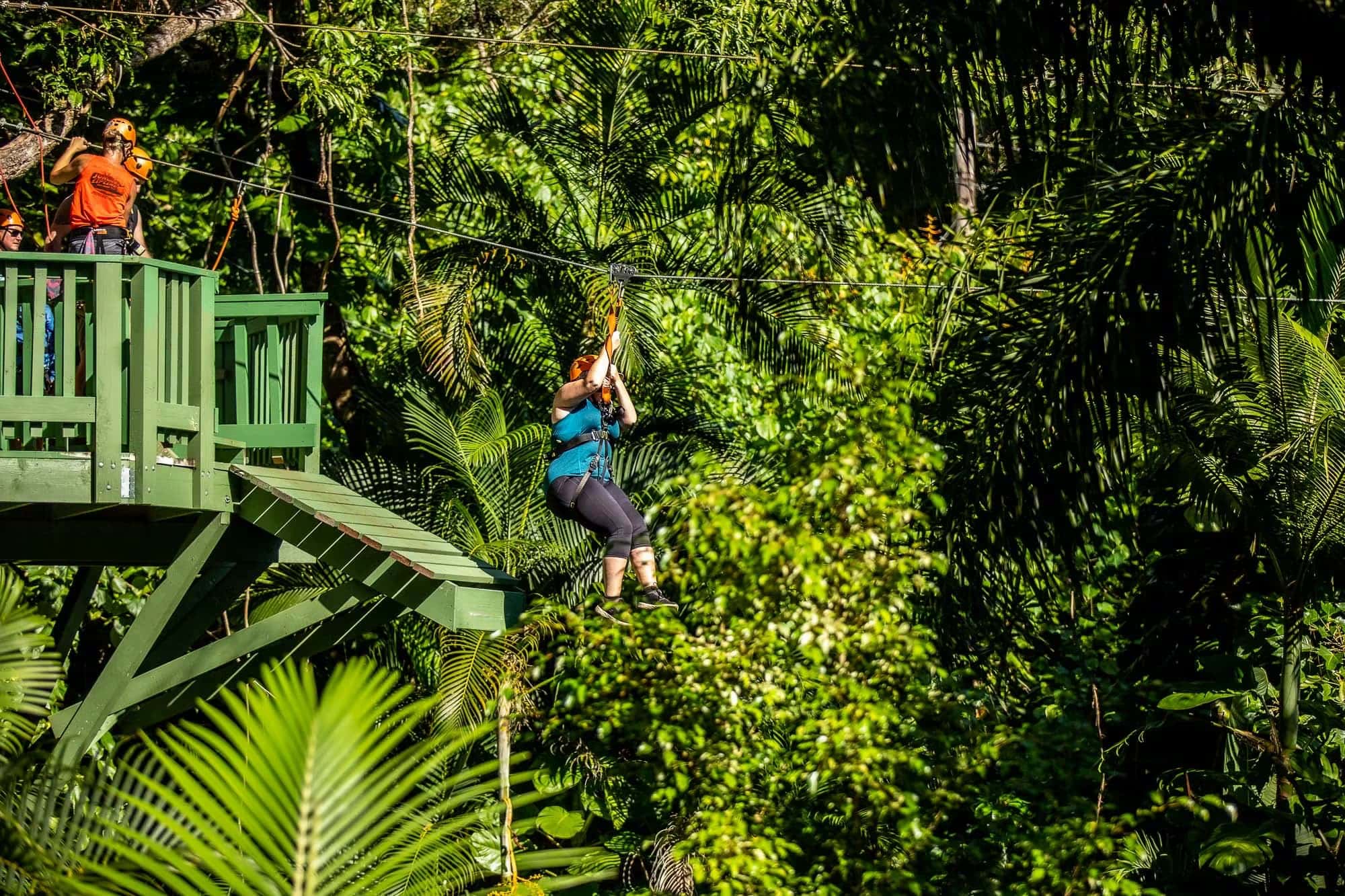 5 Zipline course in the Maui Jungle