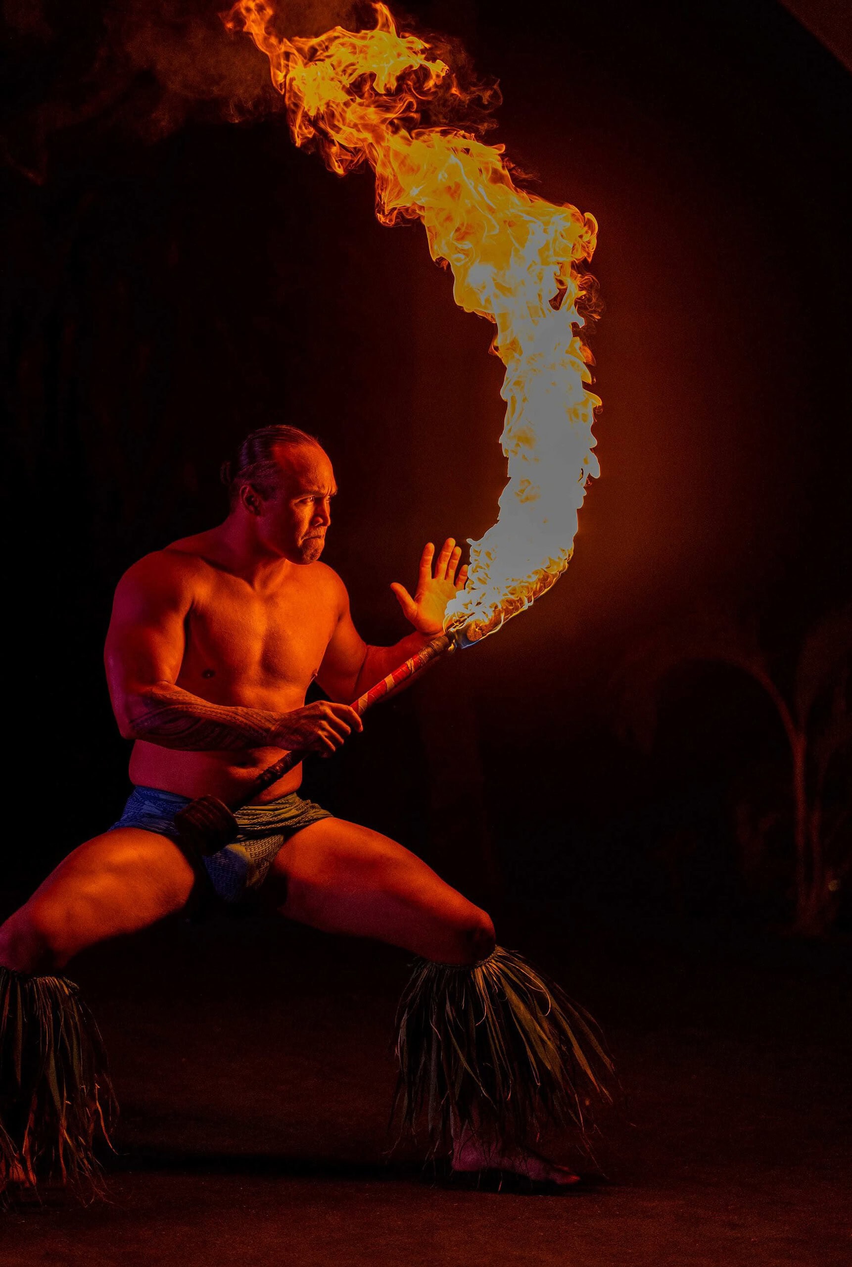 Feast & Fire Lūʻau at the Outrigger Kona Resort