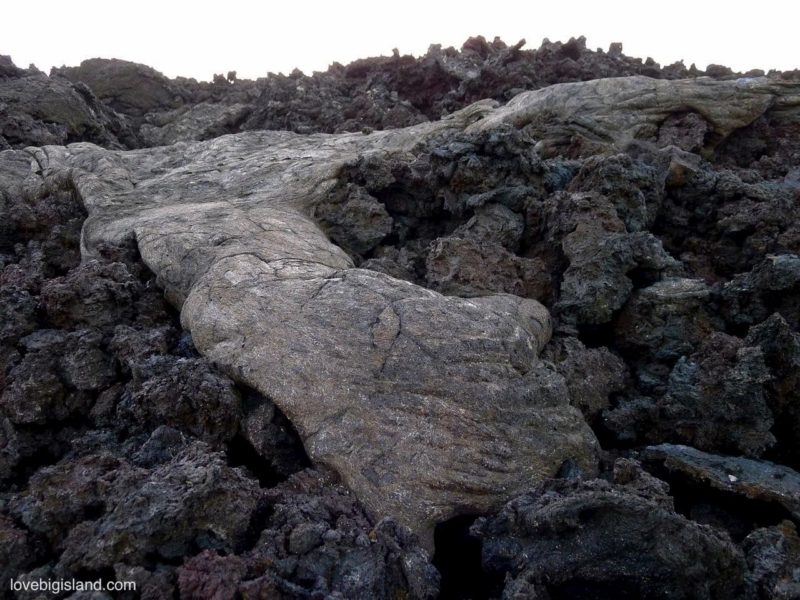 pahoehoe lava a'a