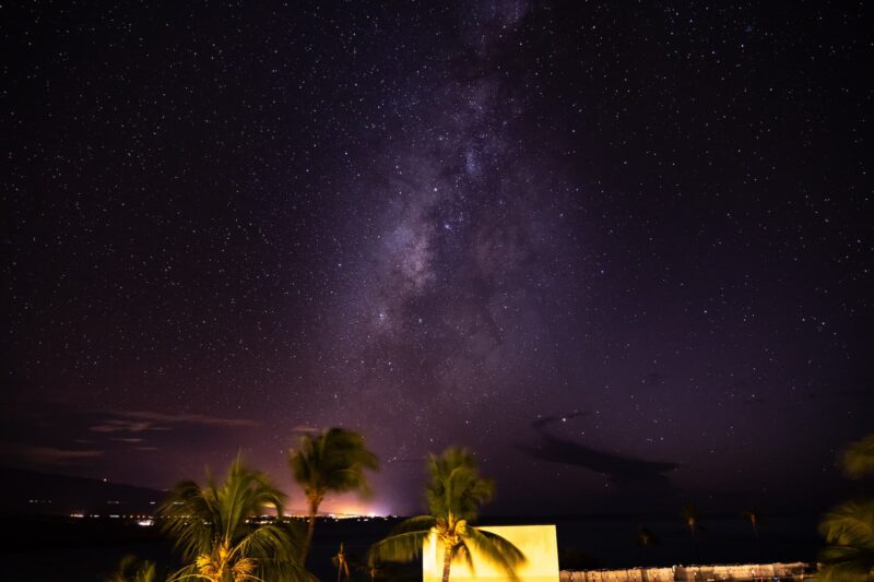 Photo of the Milky Way takes from the Westin Hapuna Beach Resort