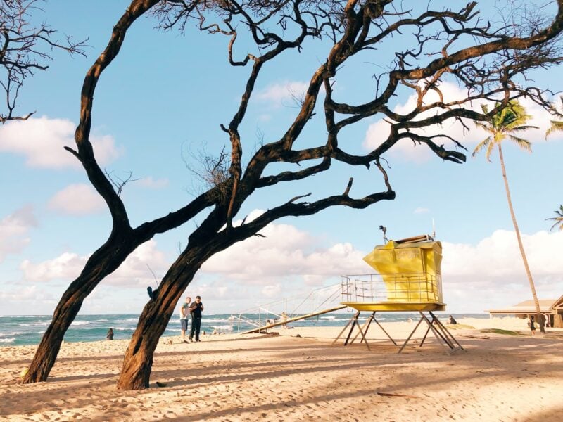 Baldwin Beach Park is a beautiful, long white-sand beach on Maui's North Shore