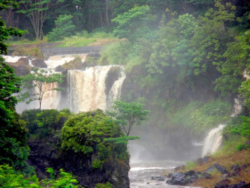 PeePee falls, waterfall, big island, hawaii