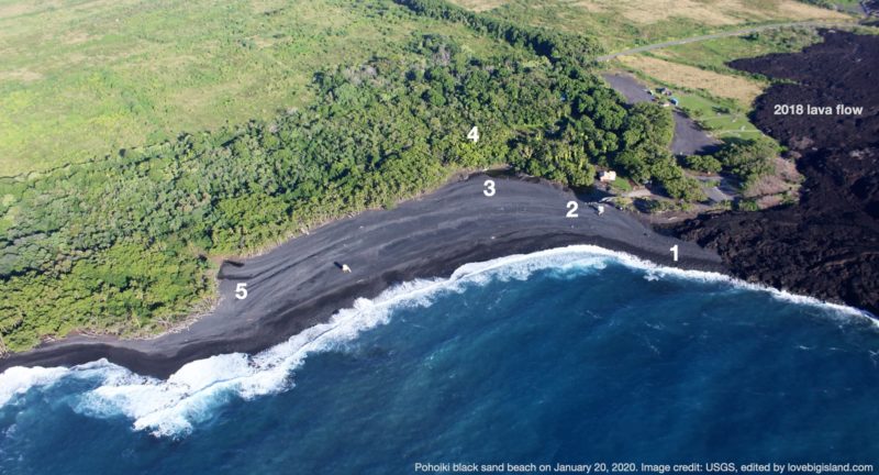 overview of pohoiki hot springs