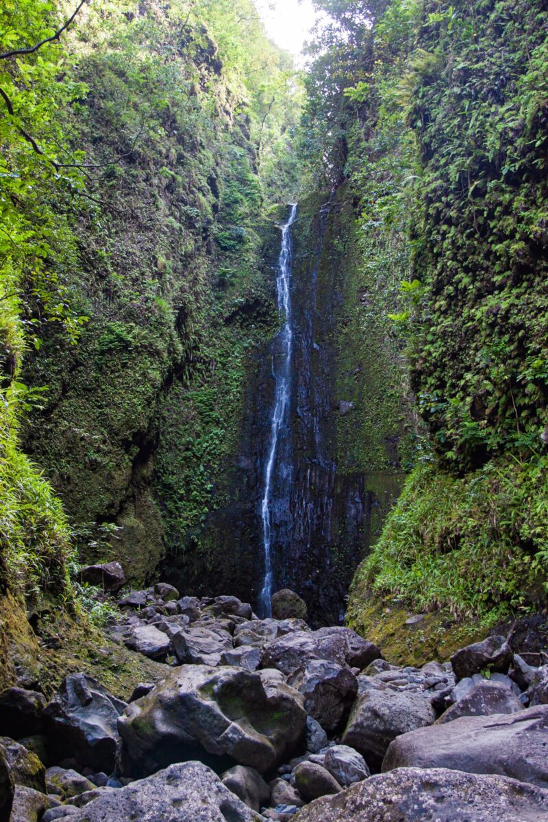 Punalau Falls on Maui (Hawaii)