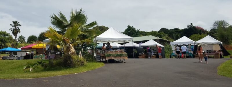 The Pure Kona Green Market at Amy Greenwell Botanical Gardens
