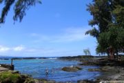 Richardsons beach park on the Big Island