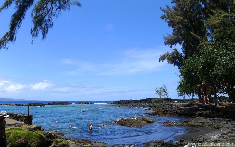 Richardsons beach park on the Big Island