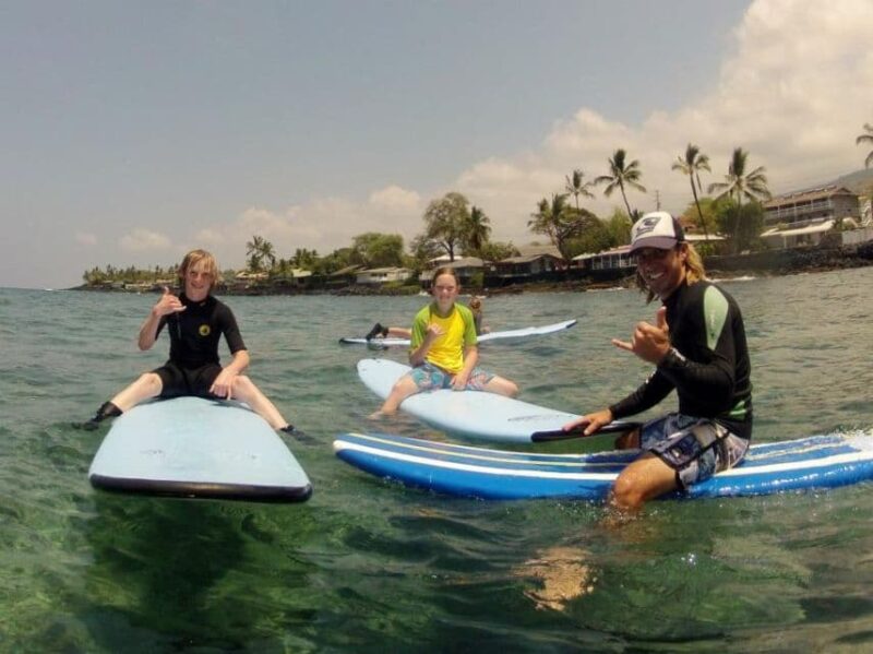 Semi-Private surf lessons are perfect for couples, friends and children