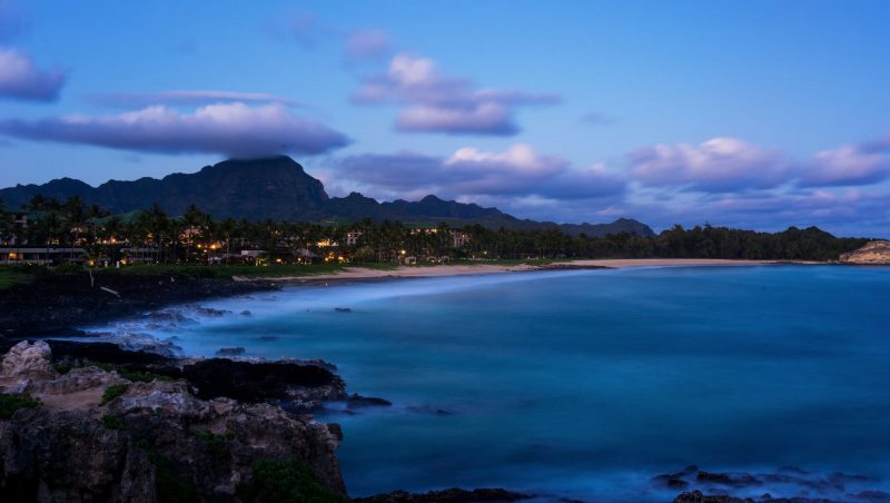 Shipwreck's Beach long exposure