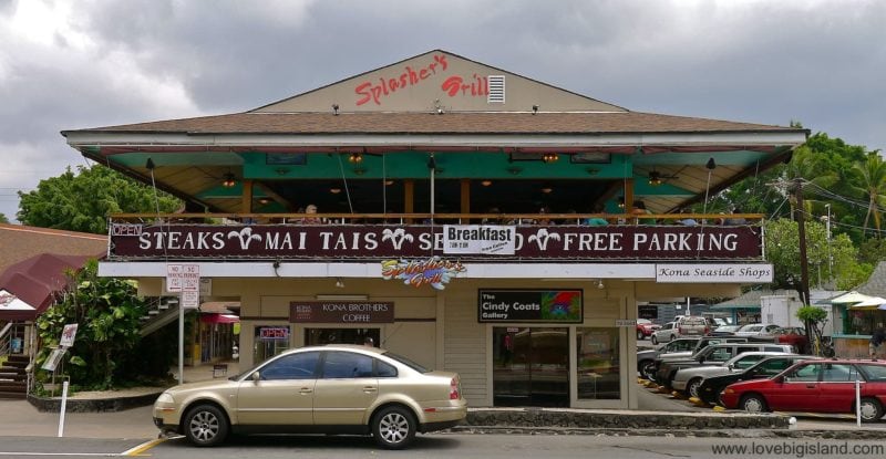 Splashers Grill in Kona on the Big Island