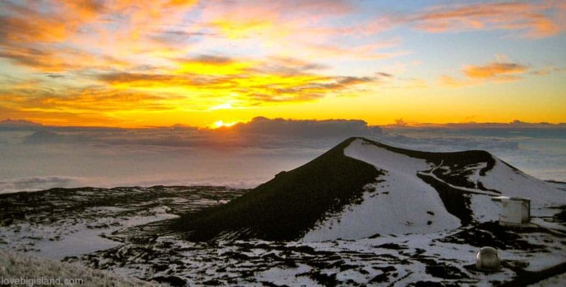 Sunset from Mauna Kea