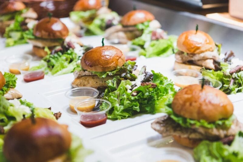 Marinated Chicken Breast on a Vanilla Sweet Bread Bun