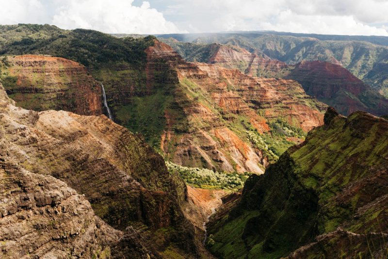 View from the Waimea Valley Lookout