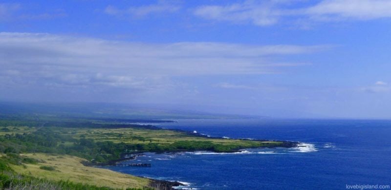 whittington beach park, big island, overview, hawaii